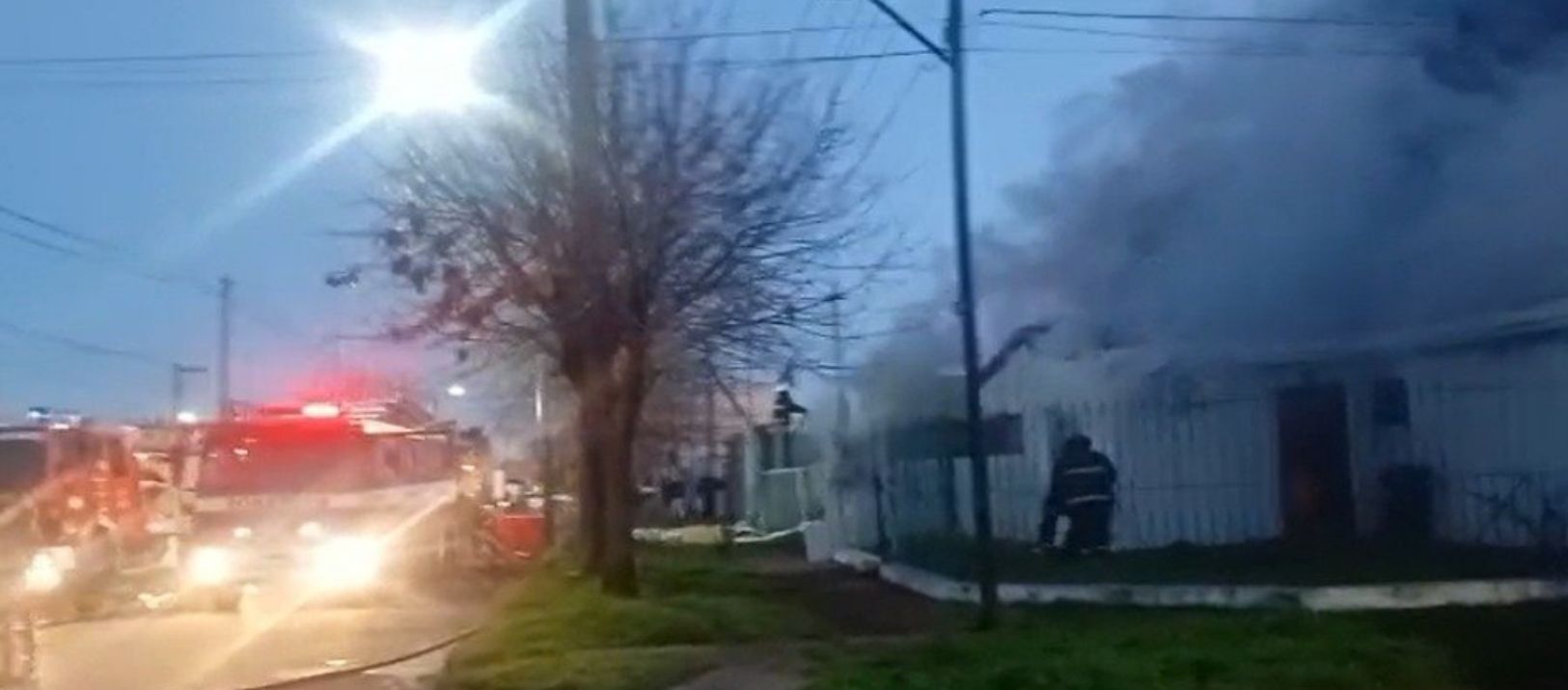 Imagen de la noticia: Un incendio destruyó cuatro viviendas en Benito Juárez