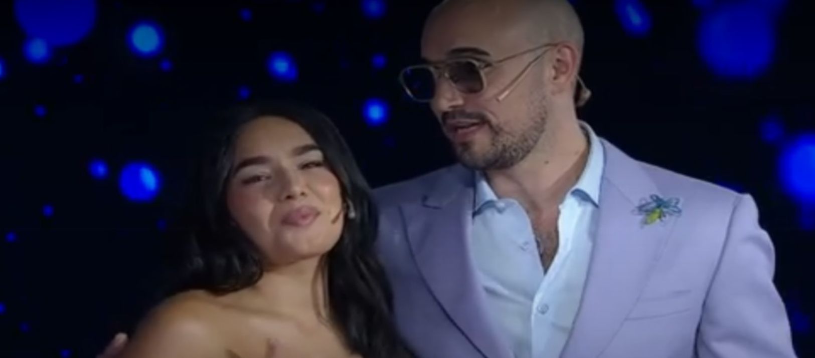 Imagen de la noticia: Mirá la romántica propuesta de Abel Pintos a Ángela Leiva en "Es mi sueño"