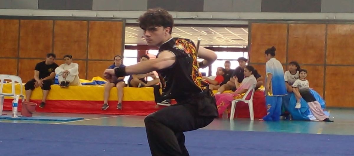Imagen de la noticia: El bahiense Gabriel Carletti participará del Sudamericano de Wushu Kung Fu