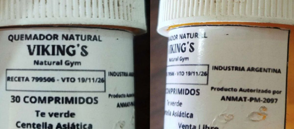 Imagen de la noticia: Dos bahienses en la mira por vender un suplemento dietario adulterado