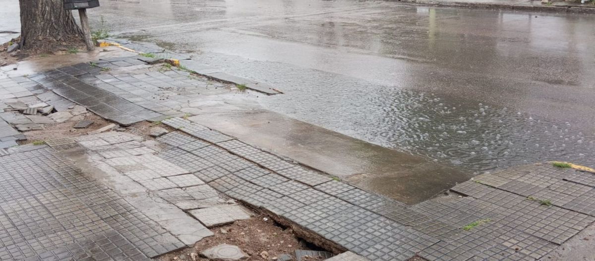 En medio de la alerta amarilla por tormentas granizó en Bahía - BHInfo