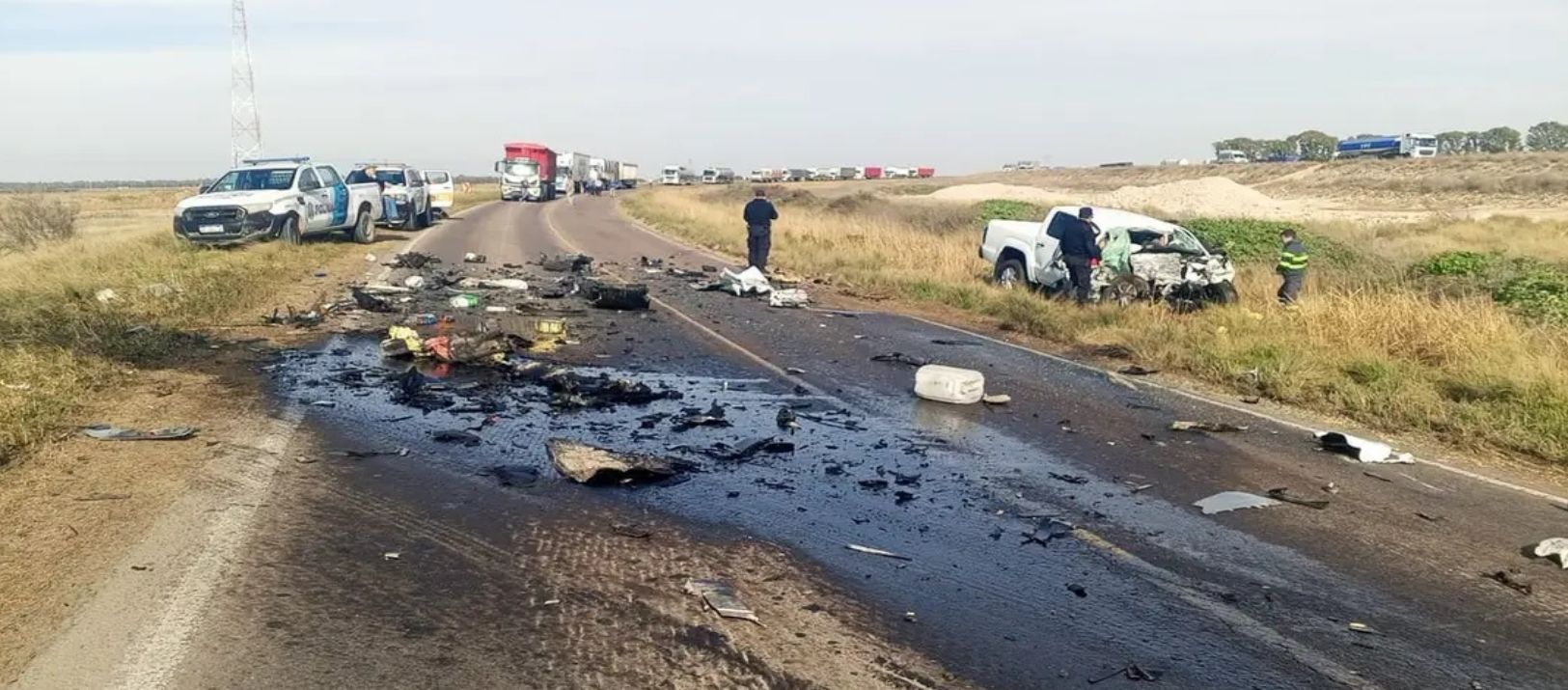 Imagen de la noticia: Identificaron a las dos personas fallecidas en el choque frontal en la Ruta 33