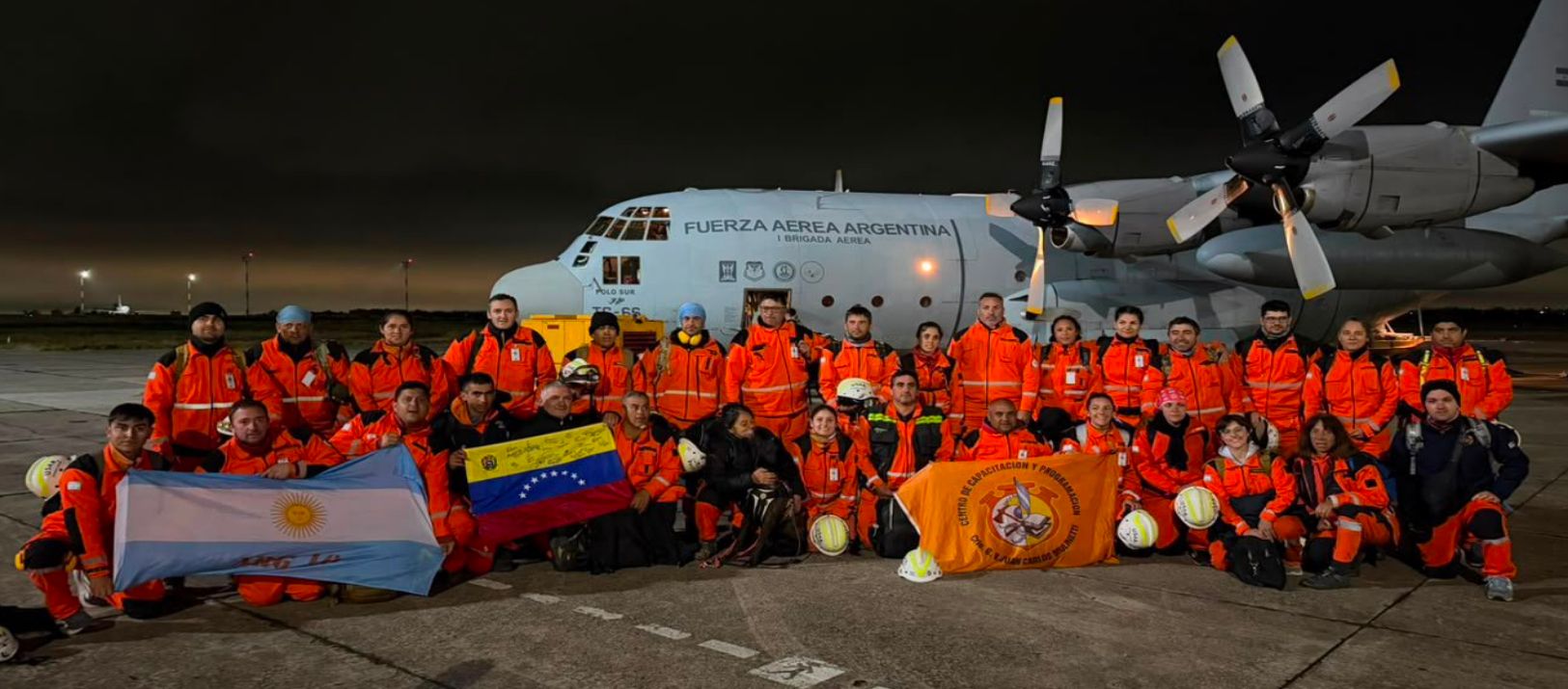 Imagen de la noticia: Brigadas argentinas regresaron al país tras cumplir tareas en Venezuela