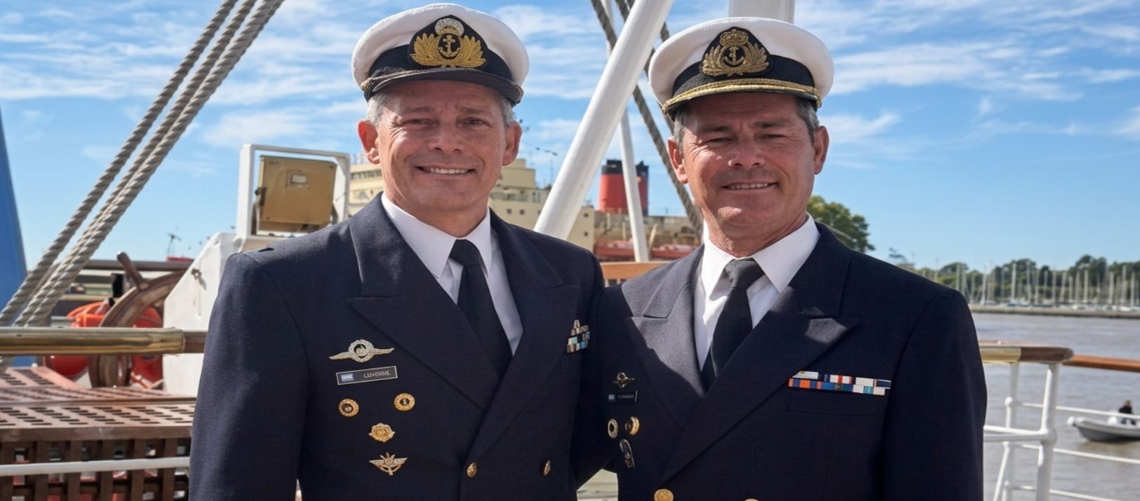 Imagen de la noticia: Por primera vez, dos hermanos se traspasarán el mando de la Fragata Libertad