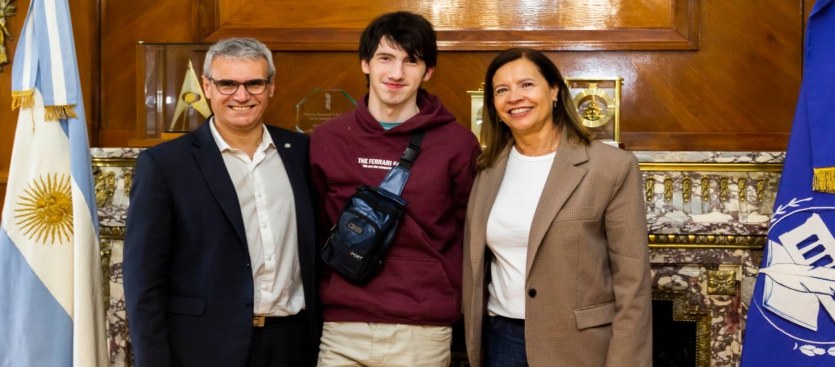 Imagen de la noticia: La UNS incorporó a un estudiante a su programa de pasantías laborales inclusivas