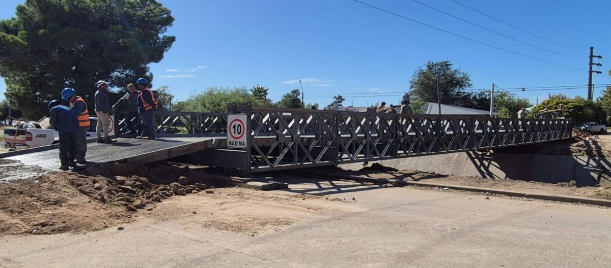 Imagen de la noticia: Por la tarde quedará habilitado el puente sobre el canal Maldonado