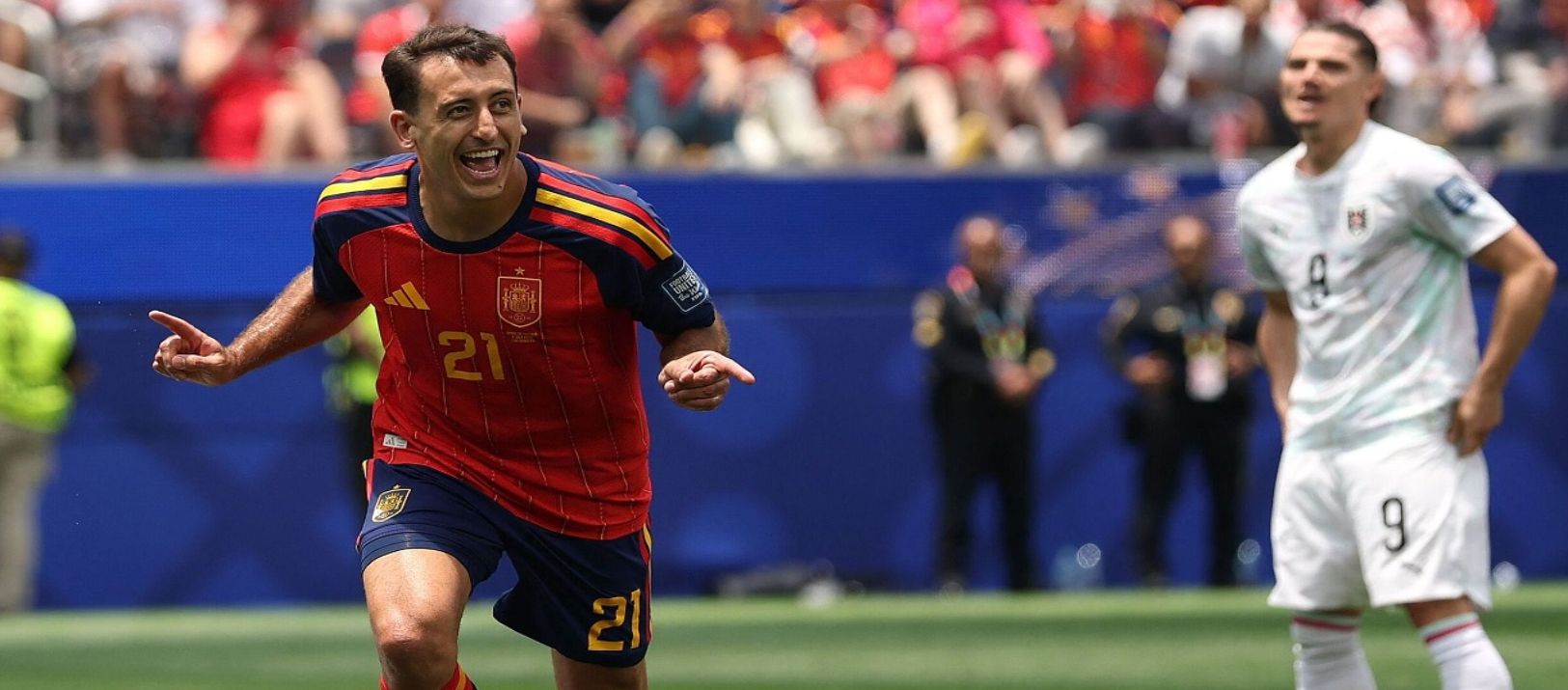 Imagen de la noticia: España se suma como candidato: goleó 3-0 a Austria y está en octavos de final