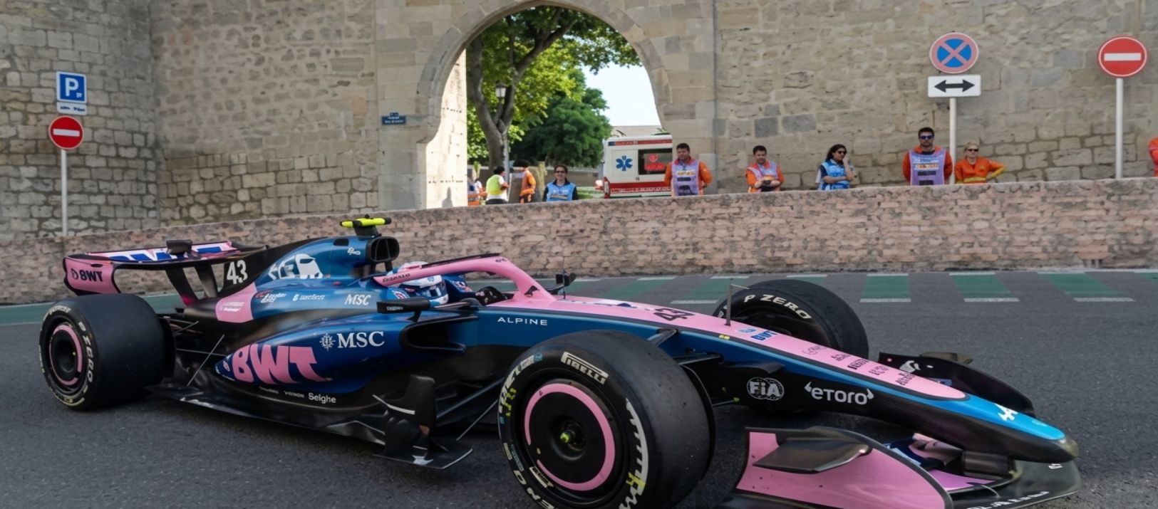 Imagen de la noticia: Colapinto finalizó 11° en la segunda práctica del Gran Premio de Azerbaiyán