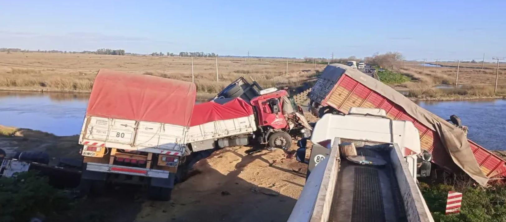 Imagen de la noticia: Trágico accidente en la Ruta 51: choferes de Villalonga y Suárez involucrados