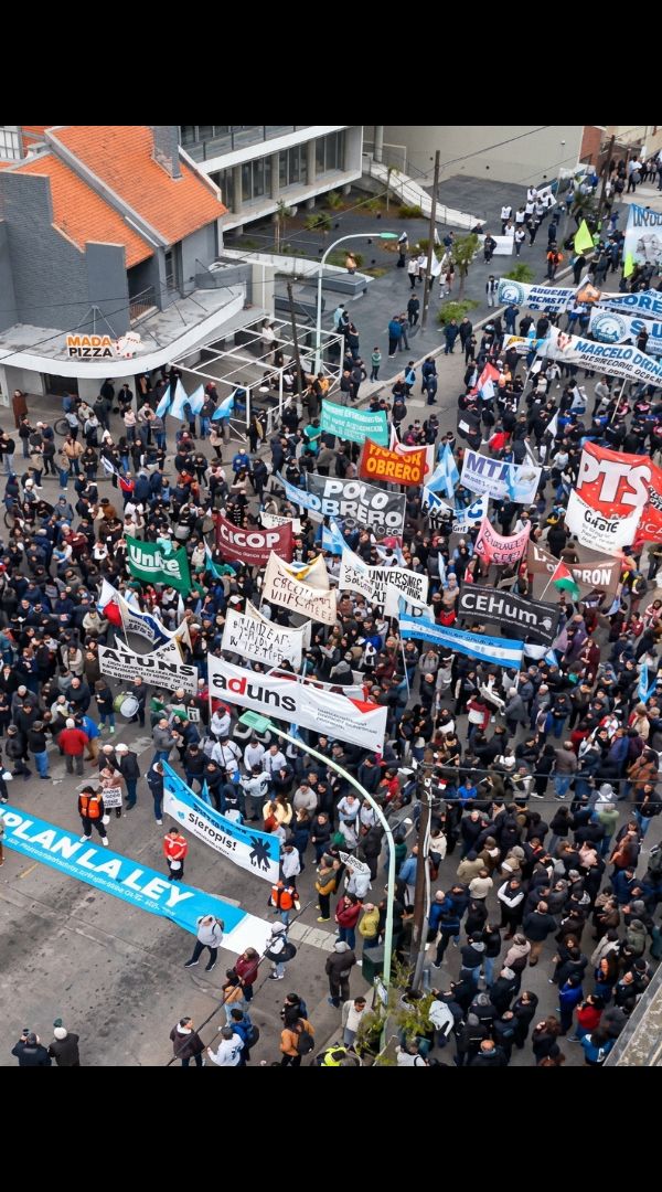 Imagen de la noticia: Se realizó la quinta Marcha Federal Universitaria en Bahía Blanca