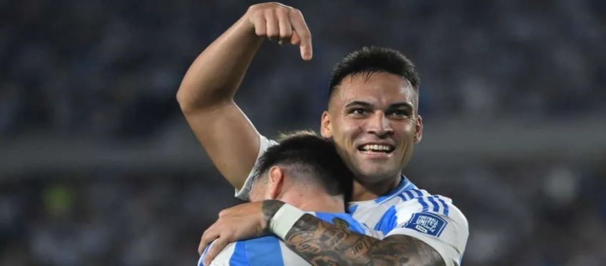 Imagen de la noticia: Lautaro Martínez convirtió y ya es el cuarto goleador histórico de la Selección