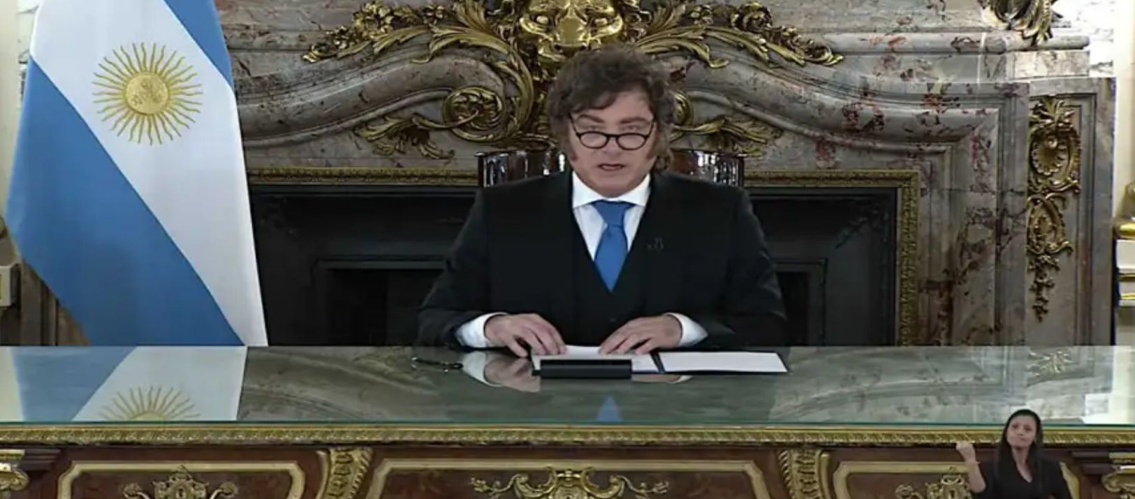 Imagen de la noticia: Qué dijo la prensa británica sobre el discurso de Milei