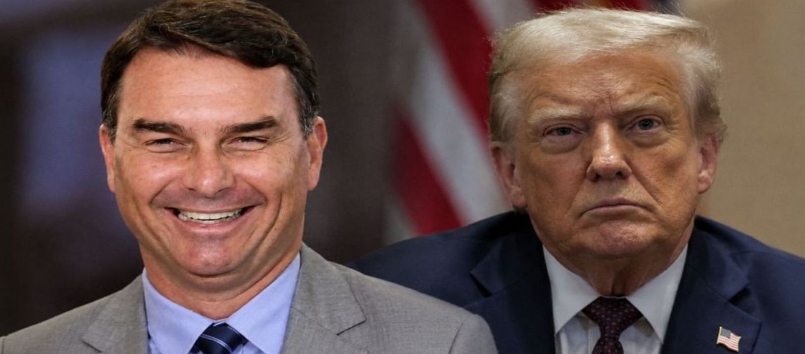 Imagen de la noticia: Aseguran que Flávio Bolsonaro le pidió asilo político a Donald Trump