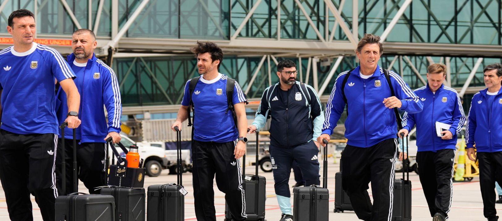 Imagen de la noticia: Tras la goleada a Islandia, la Selección llegó a Kansas
