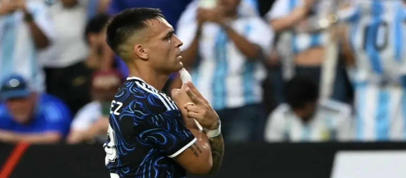 Imagen de la noticia: Gol y asistencia de Lautaro Martínez en la victoria de Argentina ante Honduras
