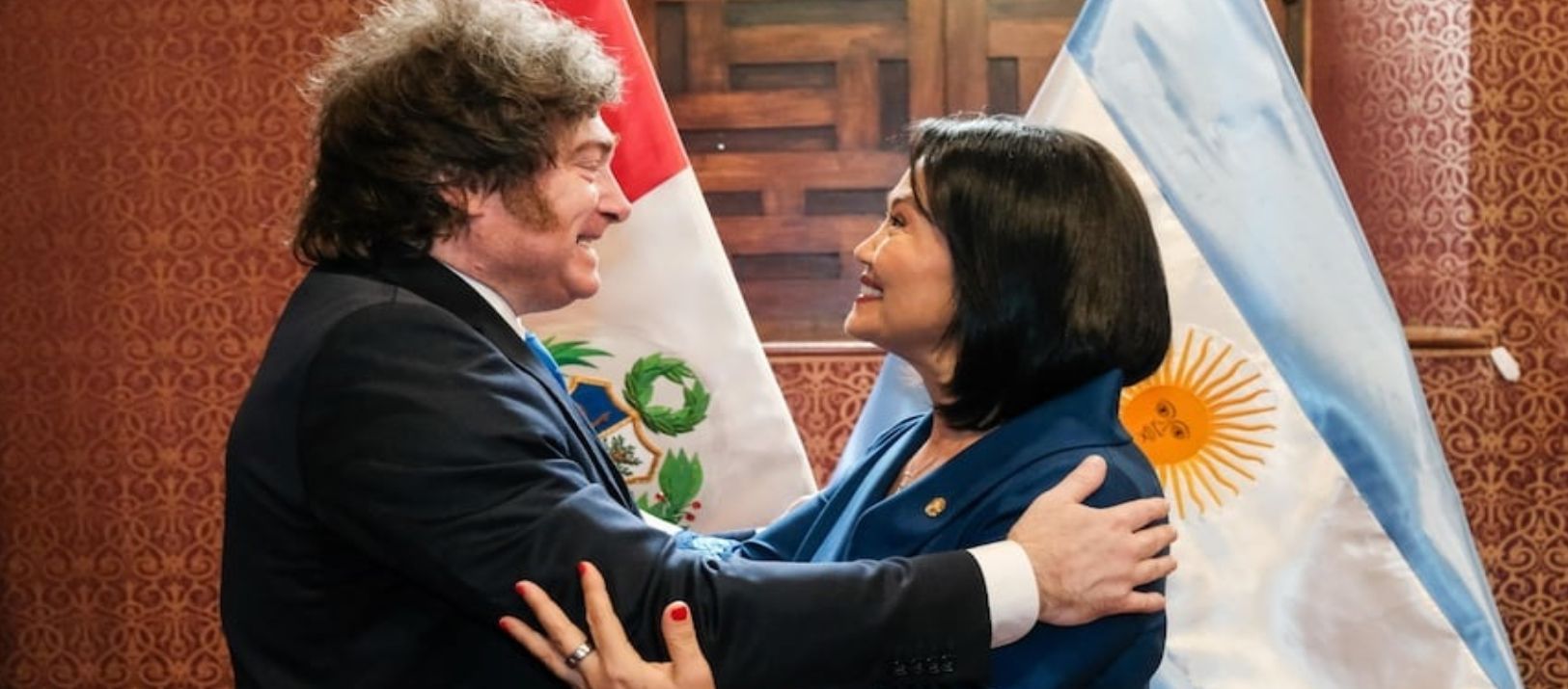 Imagen de la noticia: Milei participó de la jura de Keiko Fujimori como nueva presidenta de Perú