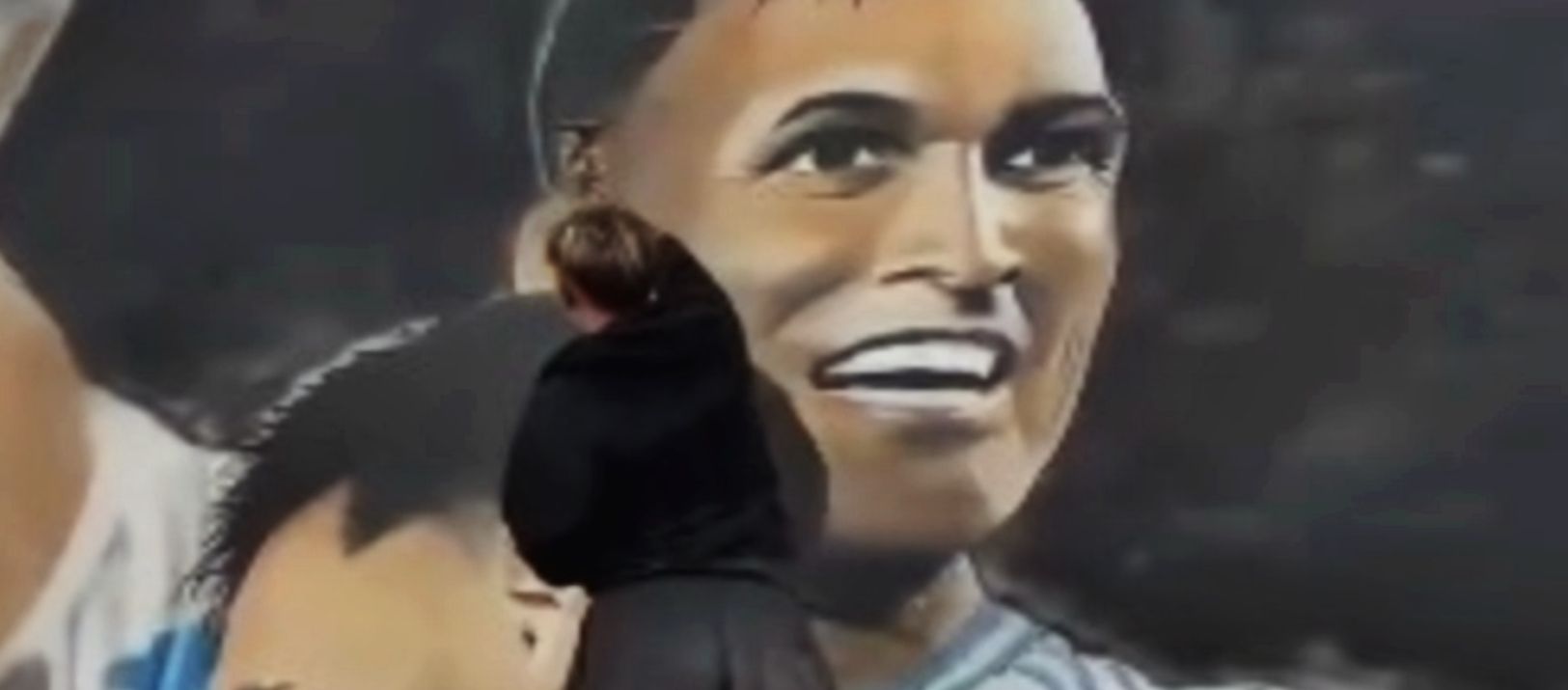 Imagen de la noticia: El espectacular mural de un artista bahiense que homenajea a Lautaro y a Messi