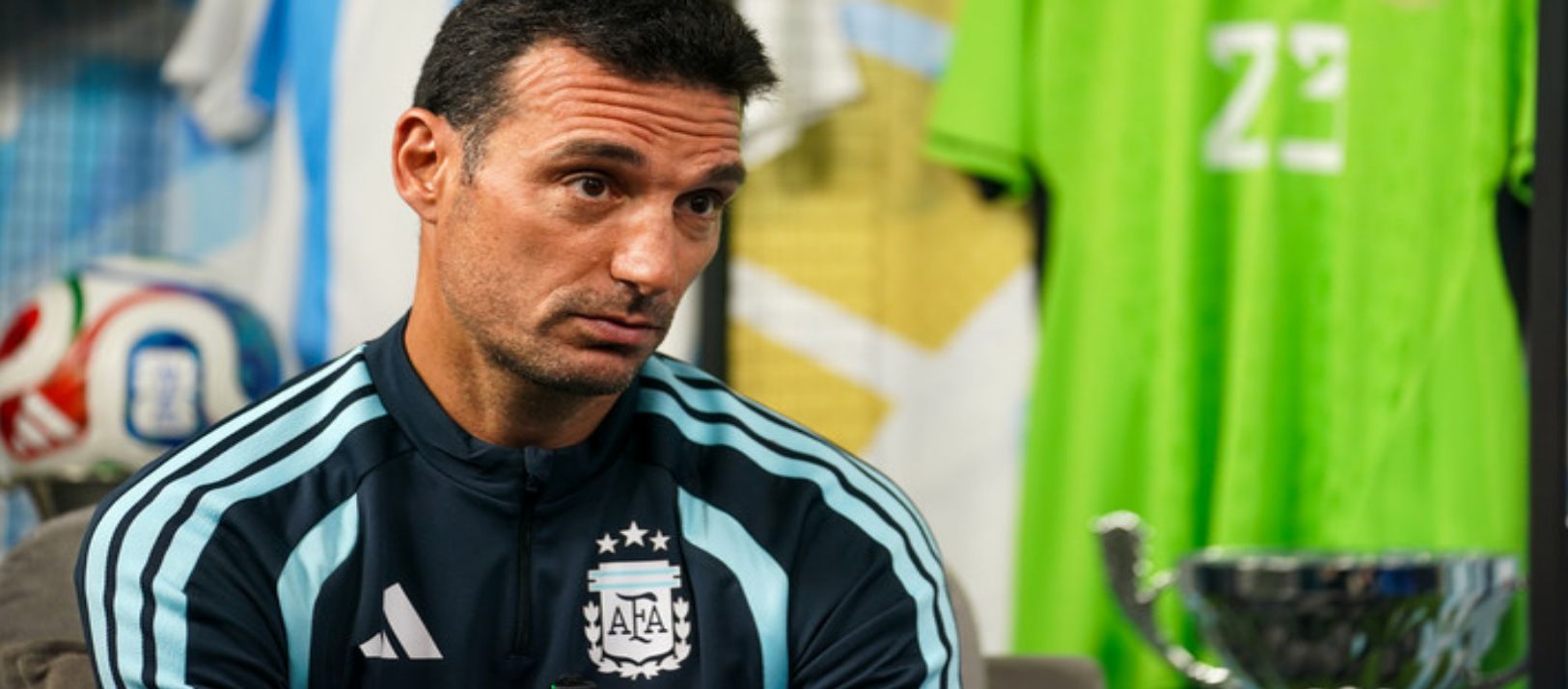 Imagen de la noticia: Pensando en el debut mundialista, la Selección Argentina enfrenta a Honduras
