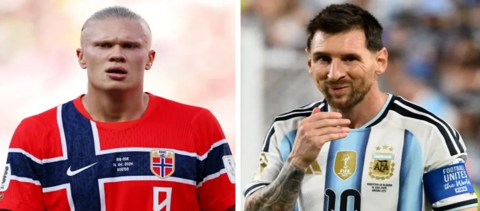Imagen de la noticia: El posteo de Haaland sobre Messi luego de los tres goles del capitán argentino