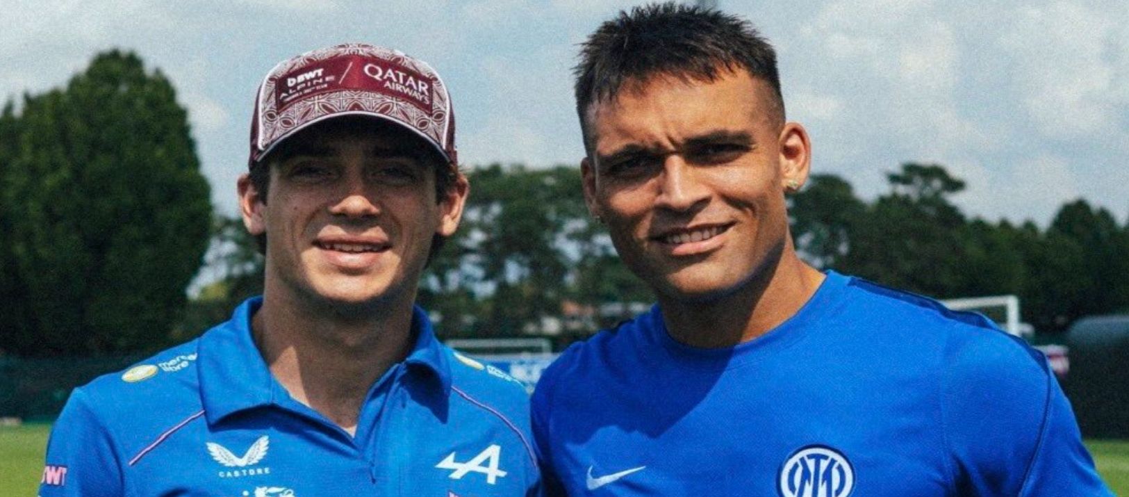 Imagen de la noticia: Franco Colapinto y Lautaro Martínez de reunieron a días del Gran Premio de Monza