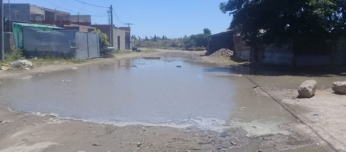 Imagen de la noticia: Tras la lluvia en el Barrio 1810 se reinauguró “la laguna”
