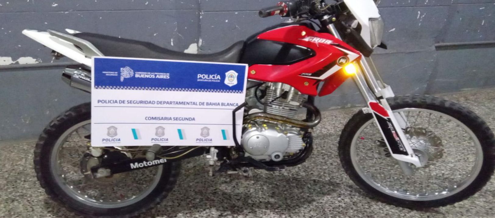 Imagen de la noticia: Detuvieron a un motociclista por atropellar a un policía