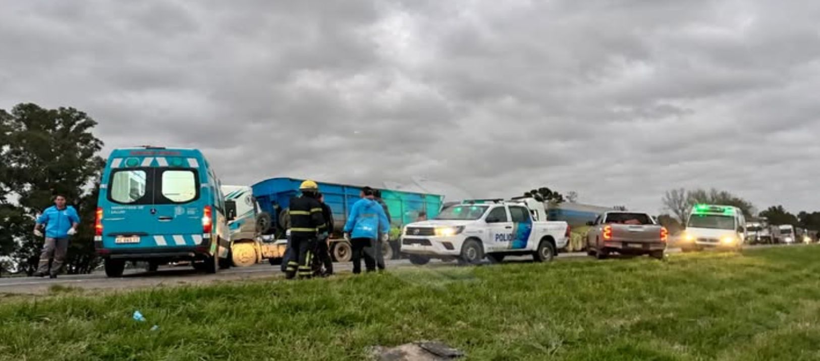 Imagen de la noticia: Trágico choque en Ruta 3: murió un bahiense y dos menores permanecen internados