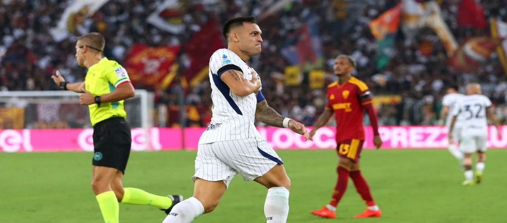 Imagen de la noticia: Lautaro Martínez, héroe del Inter: doblete y empate ante la Roma