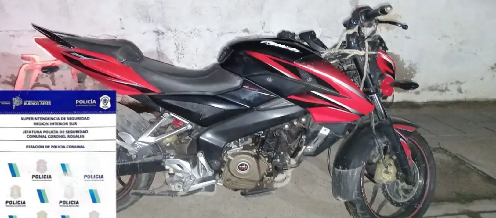 Imagen de la noticia: Atrapan a un joven en Punta Alta con una moto robada media hora antes