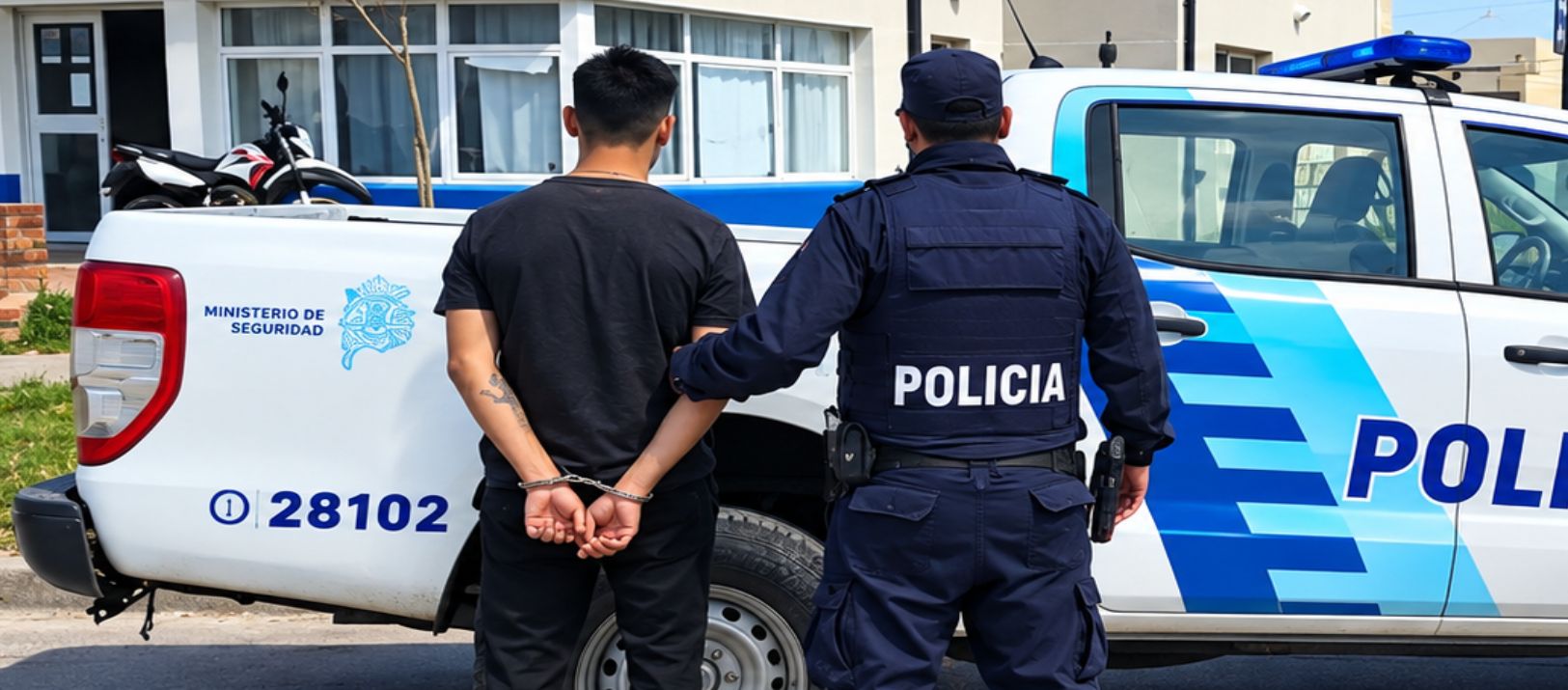 Imagen de la noticia: Los Chañares: tras una persecución, detienen a dos jóvenes con armas y cocaína