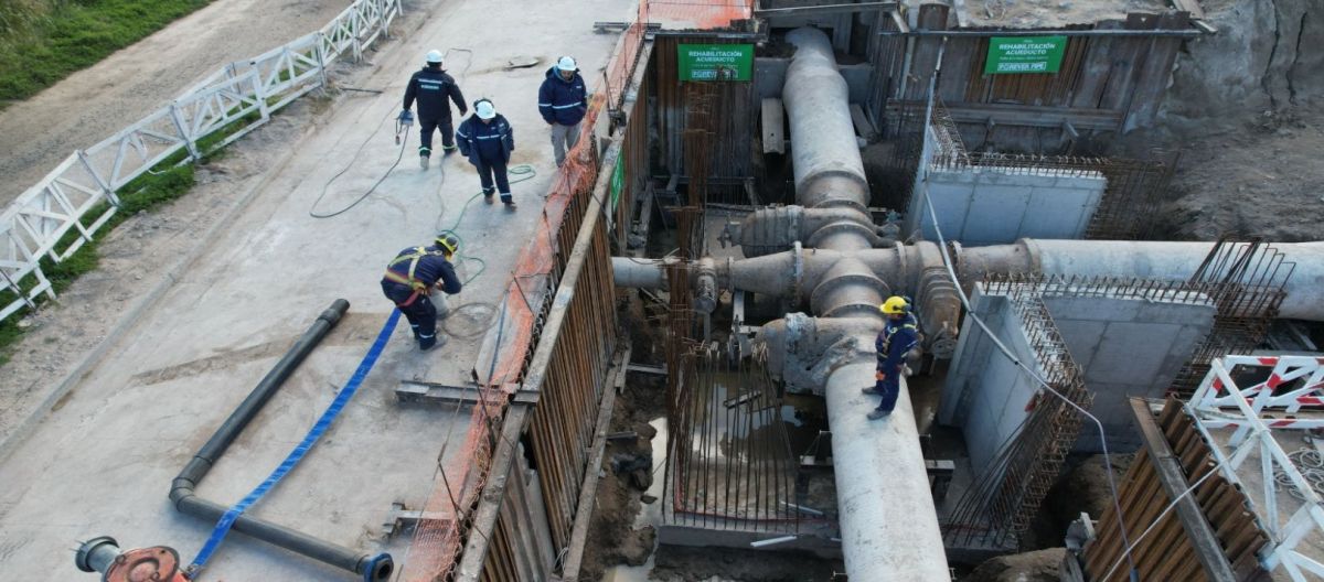 Imagen de la noticia: ABSA recordó que hoy inicia una obra que provocará un corte prolongado de agua