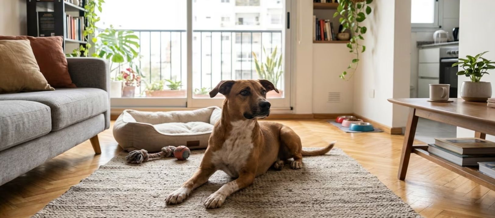 Imagen de la noticia: Aseguran que cualquier perro puede tener una vida plena en un departamento