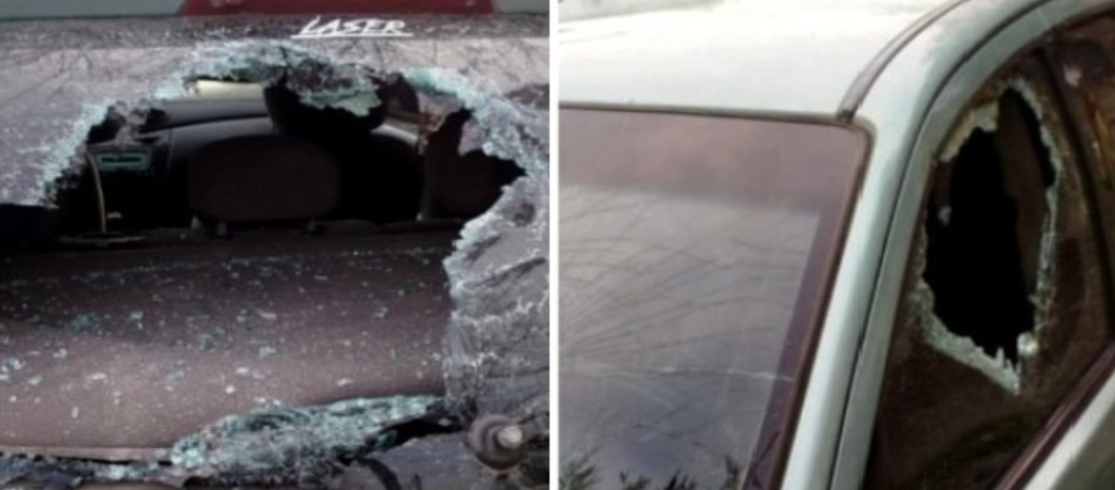 Imagen de la noticia: Destrozaron el auto de un árbitro durante un partido de la Liga del Sur