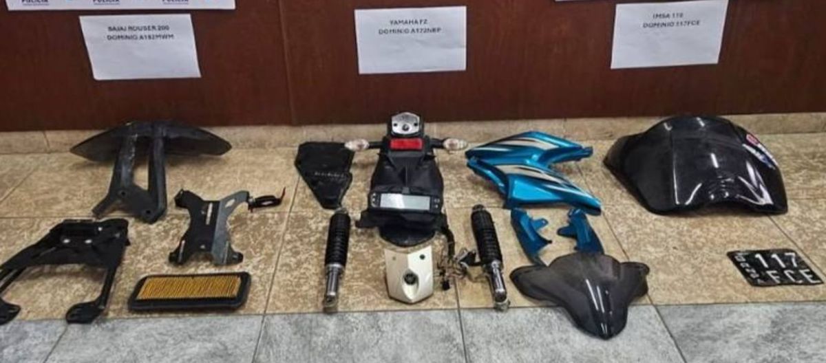 Imagen de la noticia: Cinco detenidos tras dos allanamientos por las motos robadas en el centro