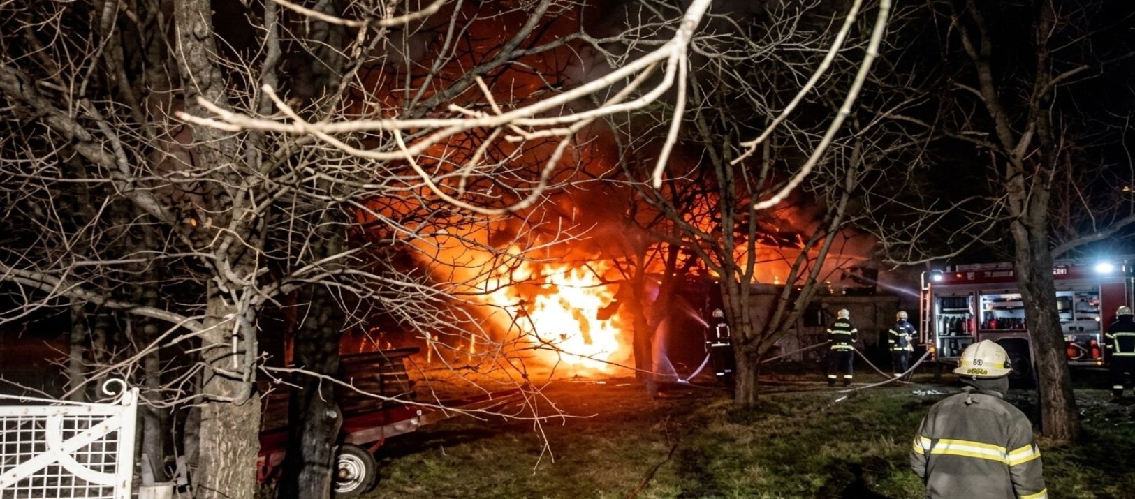 Imagen de la noticia: Incendio destruyó una casa en un campo de Sierra de la Ventana sin heridos