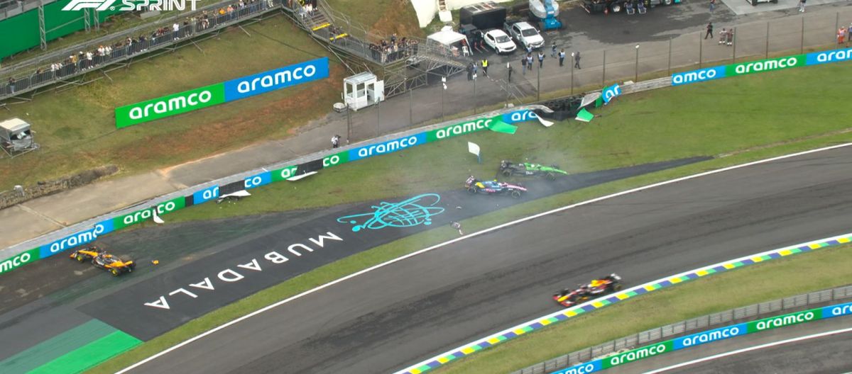 Imagen de la noticia: Colapinto chocó en la carrera Sprint y ahora apunta a la clasificación