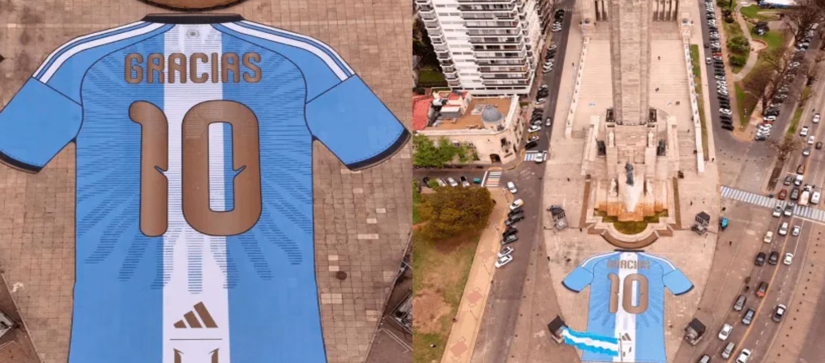 Imagen de la noticia: Homenajes en todo el país acompañan la despedida de Lionel Messi de la Selección