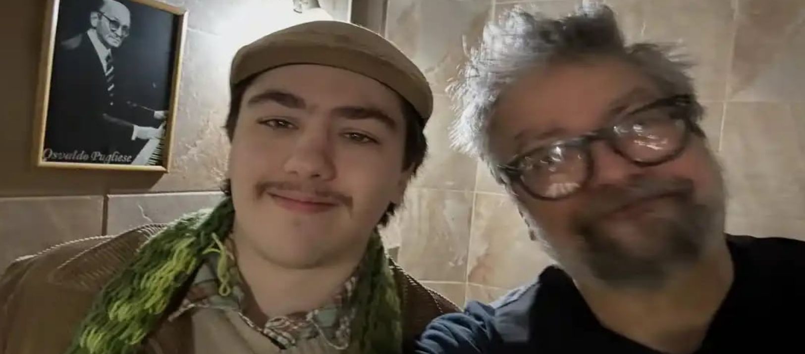 Imagen de la noticia: Juan Sanchez el chico del viral "me gusta el arte" se encontró con Liniers