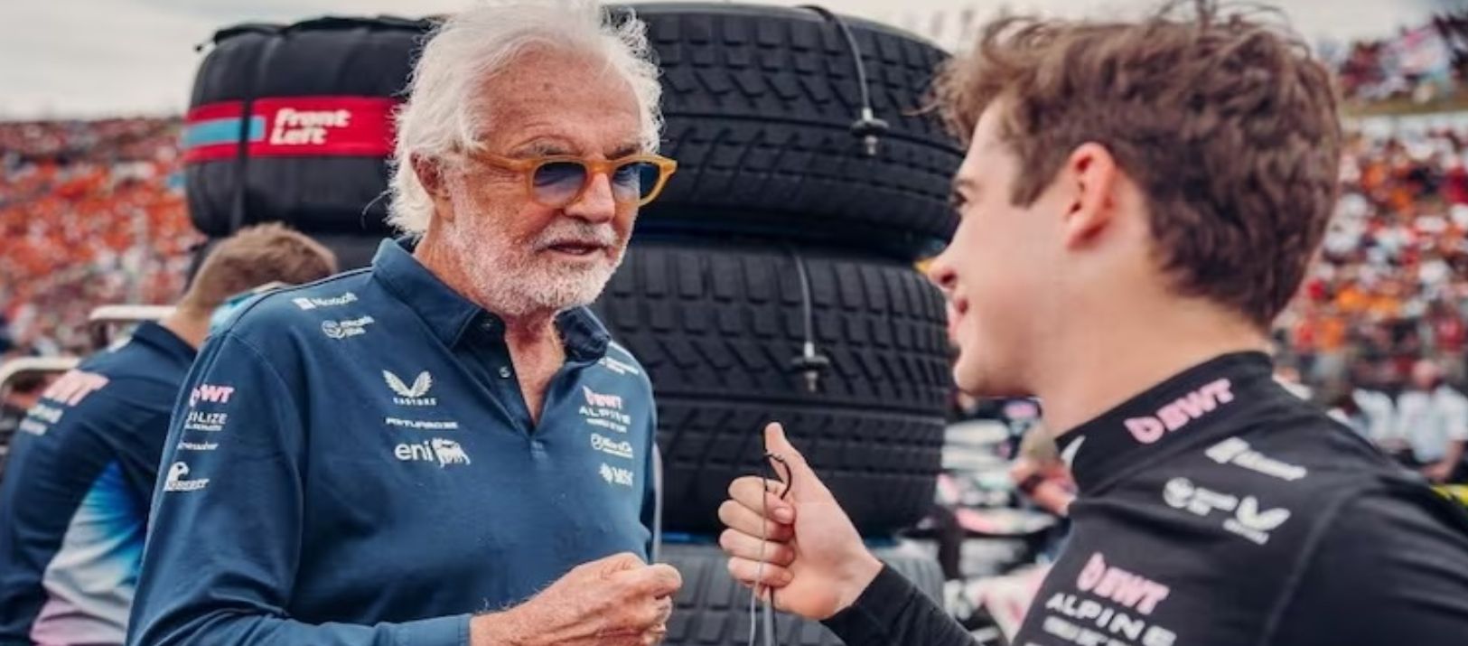 Imagen de la noticia: Contundente respaldo de Briatore a Colapinto tras el choque en el GP de Hungría