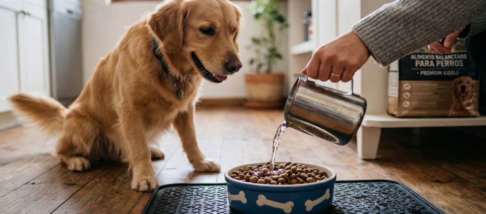 Imagen de la noticia: Por qué agregarle agua al alimento balanceado de tu mascota mejora su salud