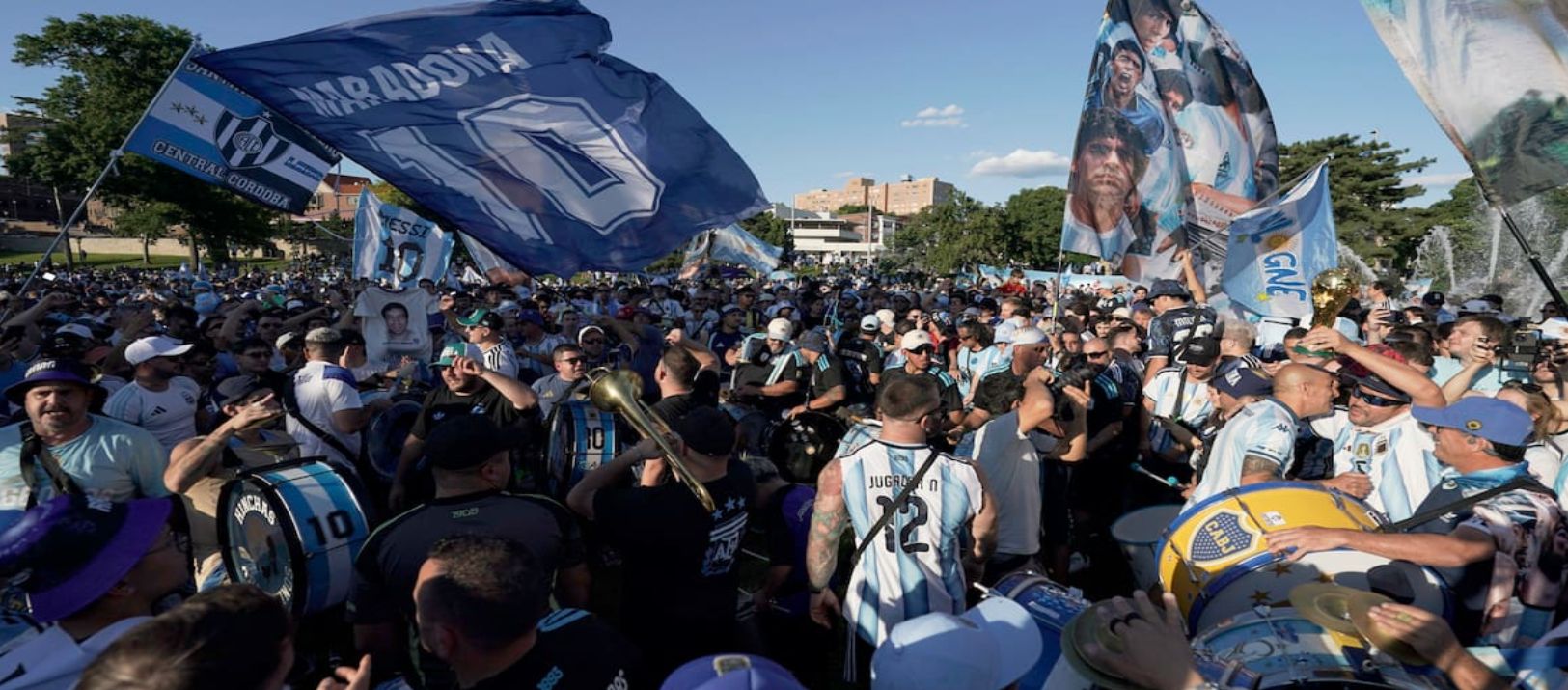 Imagen de la noticia: La Selección Argentina llegó a Miami y se viene el banderazo