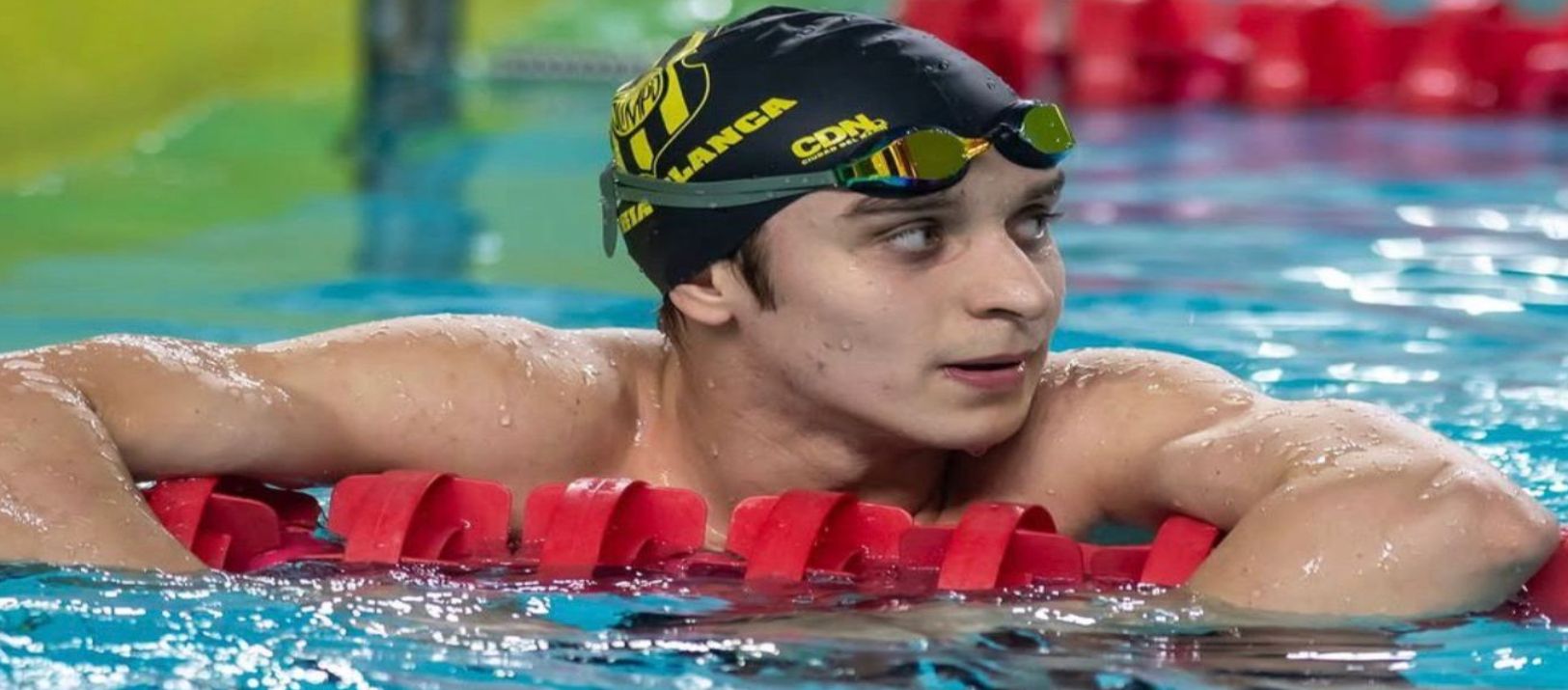 Imagen de la noticia: El nadador de Olimpo Iñaki Echeverría logró un récord nacional en su categoría
