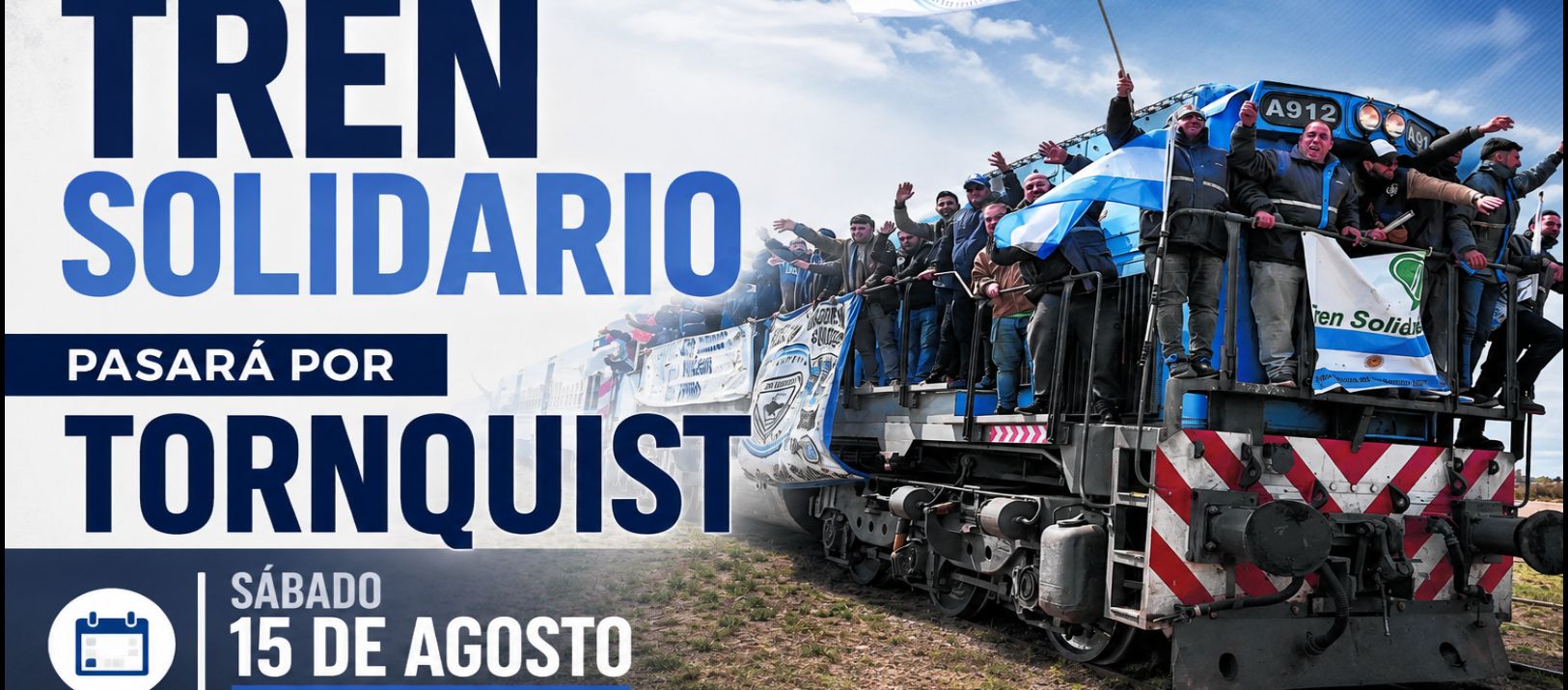 Imagen de la noticia: El tren solidario pasará el sábado a la madrugada por Tornquist