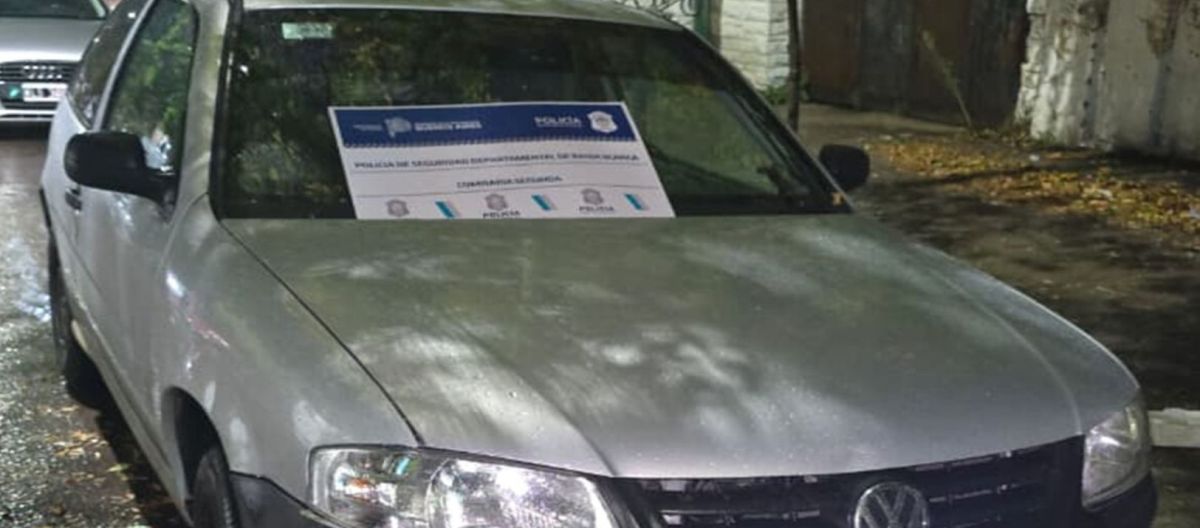 Recuperaron un auto robado esta tarde y detuvieron a un menor - BHInfo