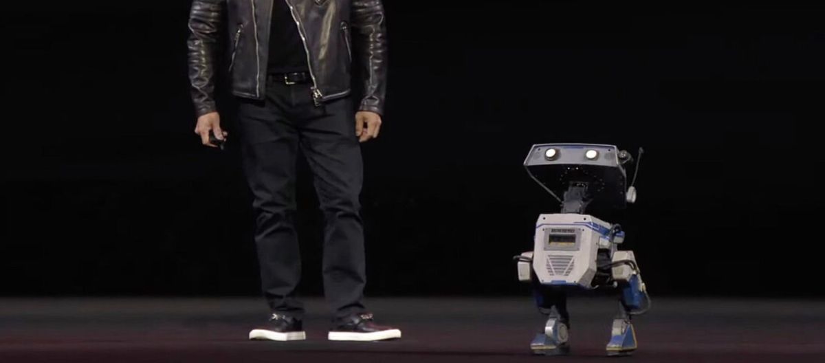 Imagen de la noticia: Video: Nvidia presentó a "Blue" un sorprendente robot