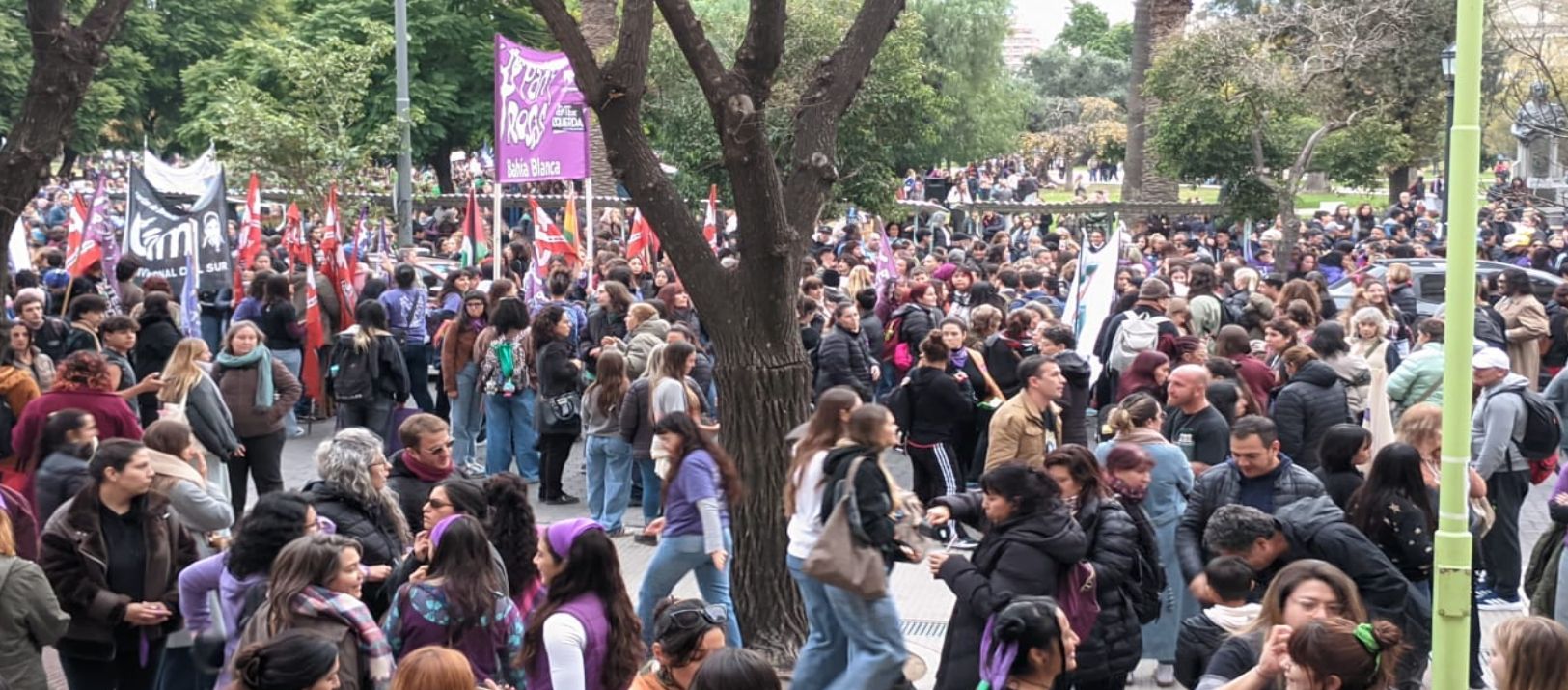 Imagen de la noticia: Se realiza en las calles del Centro la movilización por el "Ni una menos"