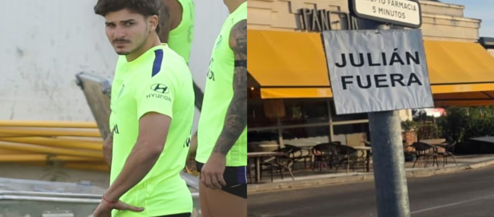 Imagen de la noticia: Aparecieron carteles contra Julián Álvarez en la Ciudad Deportiva del Atlético