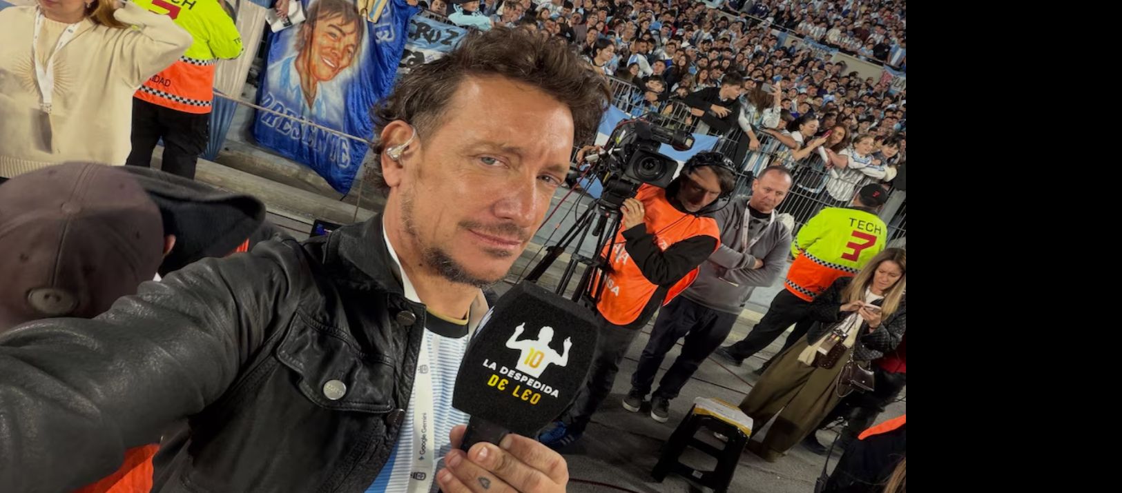 Imagen de la noticia: Nico Vázquez dedicó un emotivo mensaje a Messi: "Te vimos caer y levantarte"